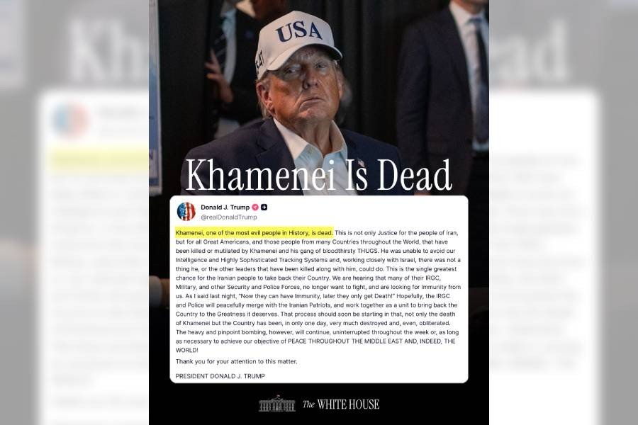 Trump confirma la muerte de Ali Jamenei tras ataques en Ir&aacute;n