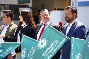 Alcalde Juan Manuel Alonso, inici&oacute; relaminaci&oacute;n de la bandera nacional para agilizar el tr&aacute;nsito en Texmelucan