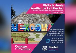 Amplían horario de visita al Cuexcomate en La Libertad