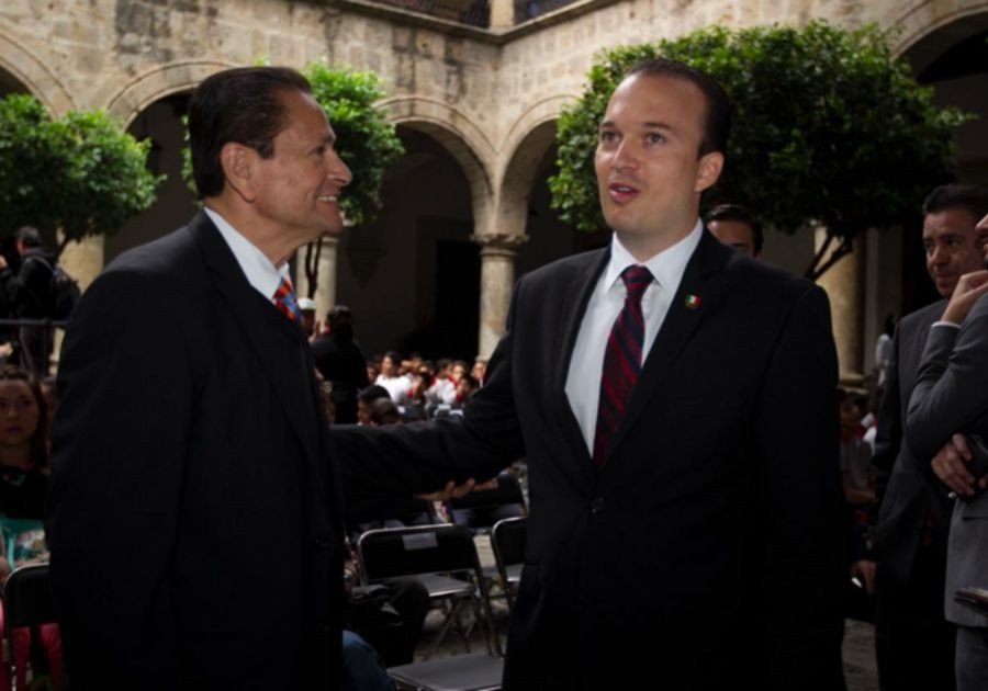 Kiril Todorov en presentaci&oacute;n oficial del Campeonato Mundial 2017. Palacio de Gobierno de Jalisco.