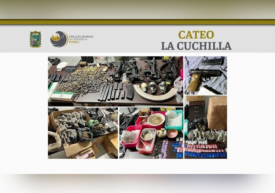 Aseguran droga, armas, cartuchos y a una persona en La Cuchilla