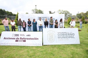 Cuautlancingo impulsa reforestaci&oacute;n en Las Trojes II