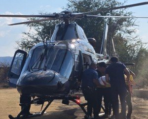 Para atenci&oacute;n m&eacute;dica especializada, Gobierno de Puebla activa traslado a&eacute;reo desde Morelos