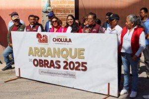 Rehabilita Tonantzin Fernández vialidades olvidadas de San Pedro Cholula