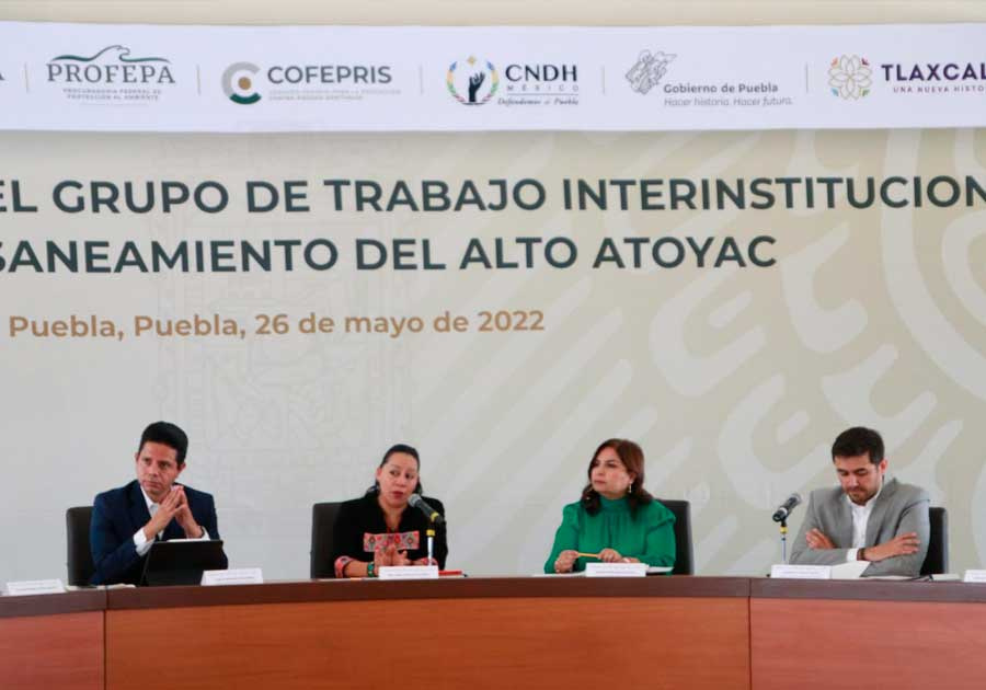 Avanzan Puebla, Tlaxcala y federaci&oacute;n en recuperaci&oacute;n integral del R&iacute;o Atoyac