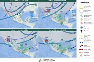 Gobierno de Puebla emite alerta por lluvias ante Frente Fr&iacute;o No. 27