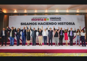 Claudia Sheinbaum presenta equipo de campaña rumbo a la Presidencia de la República