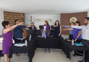 Rinde protesta Comité de Igualdad Laboral y No Discriminación del TEEP