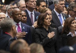 Kamala Harris preside los actos de homenaje por el 11-S