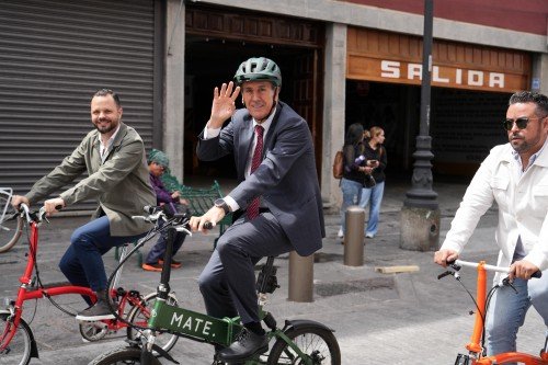 Encabeza Pepe Chedraui rodada en conmemoración de la Semana de la Bicicleta