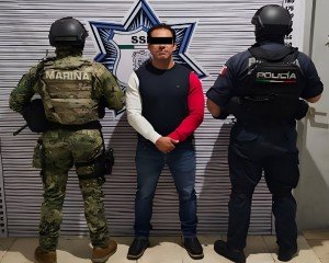 Detienen SSP y SEMAR a &quot;El Padrino&quot;, objetivo prioritario en Puebla capital