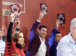 Armenta refrenda respaldo a presidenta Claudia Sheinbaum y a Morena