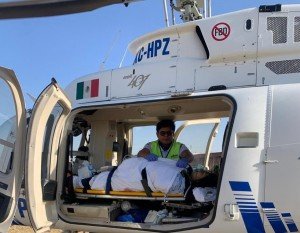 Traslado a&eacute;reo con ambulancia suma permite atenci&oacute;n inmediata a embarazada
