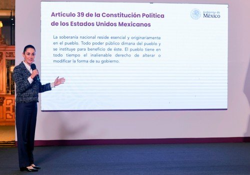 Sheinbaum asegura que jueza viol&oacute; el Estado de Derecho al suspender reforma judicial