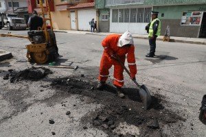 Más de 77 mil 500 baches tapados con la Campaña Capitalina Bacheando Puebla