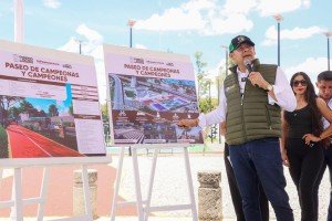 Paseo de campeonas y campeones honra el legado deportivo y transforma espacios p&uacute;blicos