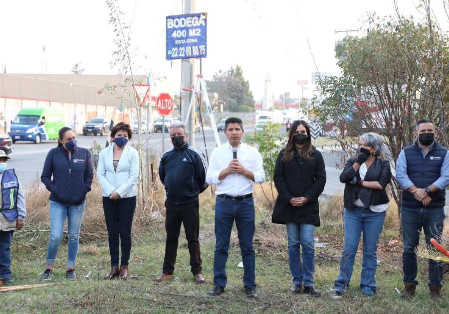 Limpia Ayuntamiento de Puebla las entradas de la ciudad