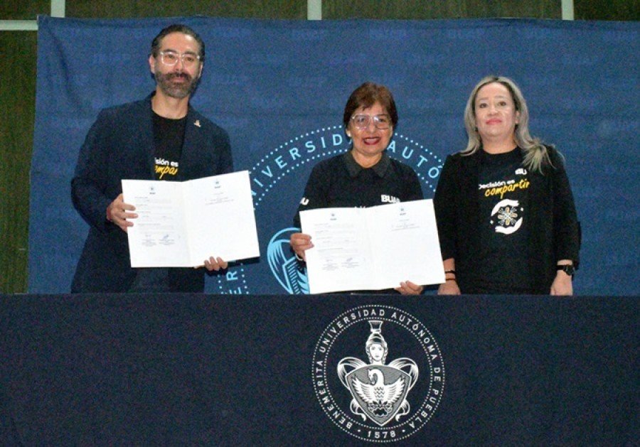 Signan convenio BUAP y Fundaci&oacute;n Banco de Alimentos C&aacute;ritas de Puebla