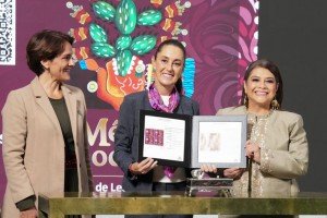 México y CDMX conmemoran 700 años de Tenochtitlan con timbre postal