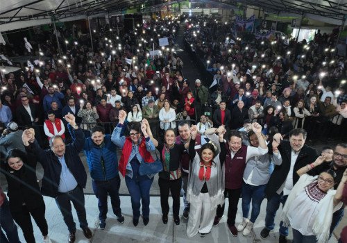 En Azcapotzalco Claudia Sheinbaum apuesta por cerrar el paso al C&aacute;rtel Inmobiliario