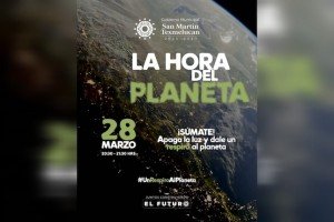 Texmelucan se suma a &ldquo;la hora del planeta&rdquo; 2026