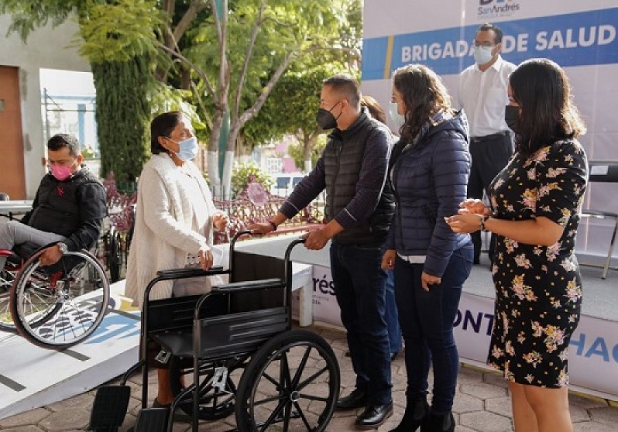 Prioriza gobierno de San Andrés Cholula apoyo a grupos vulnerables