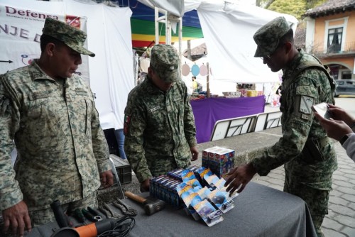 Coordinación interinstitucional promueve campaña de desarme en Huauchinango