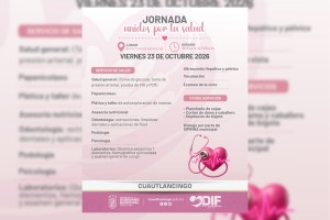 Realizará DIF Cuautlancingo jornada de salud en Nuevo León