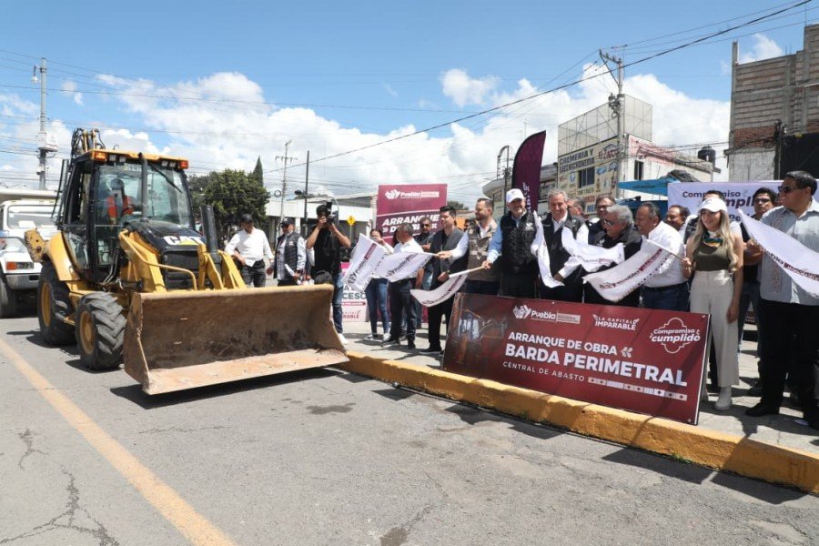 Arranca Pepe Chedraui construcci&oacute;n de Barda Perimetral en la Central de Abasto