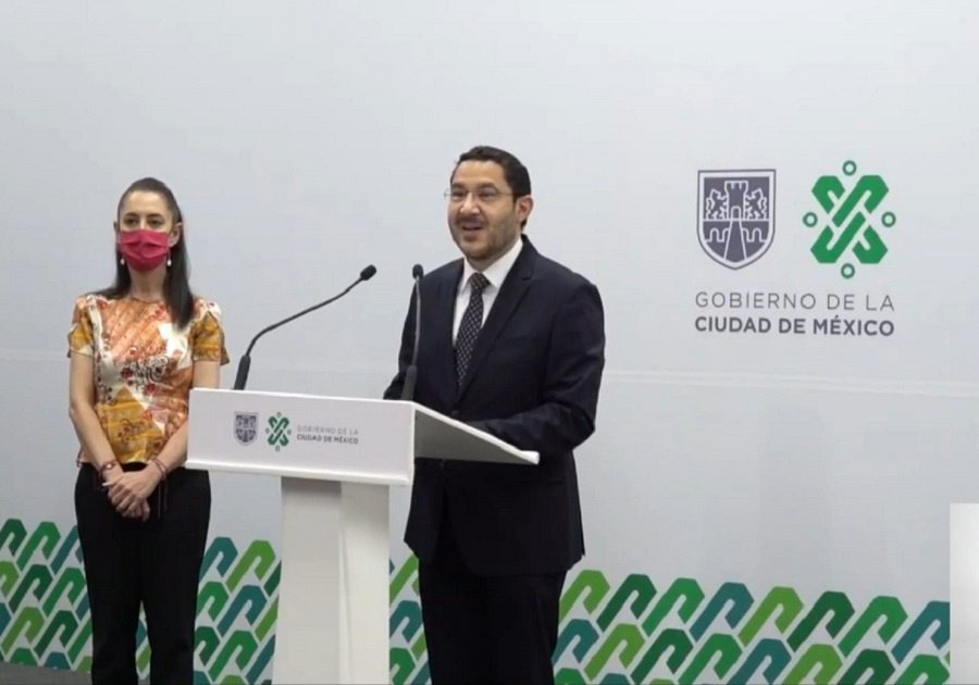 Claudia Sheinbaum y Martí Batres 