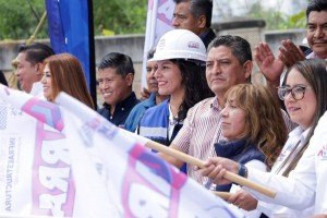 Fortalece Lupita Cuautle infraestructura urbana de San Andrés Cholula