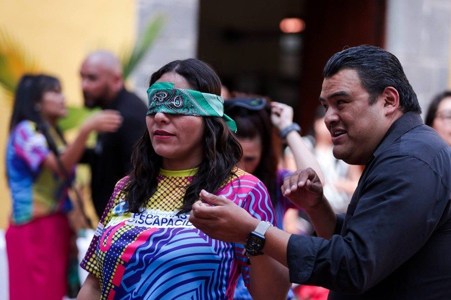 San Andr&eacute;s Cholula realiza actividad sensorial en el D&iacute;a Internacional de las Personas con Discapacidad