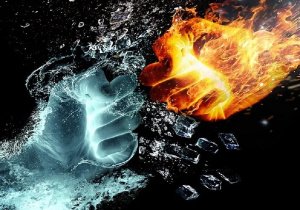 Fire and water