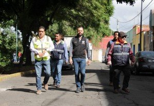 Supervisa Gobierno de la Ciudad trabajos de mantenimiento vial en avenida 11 Oriente