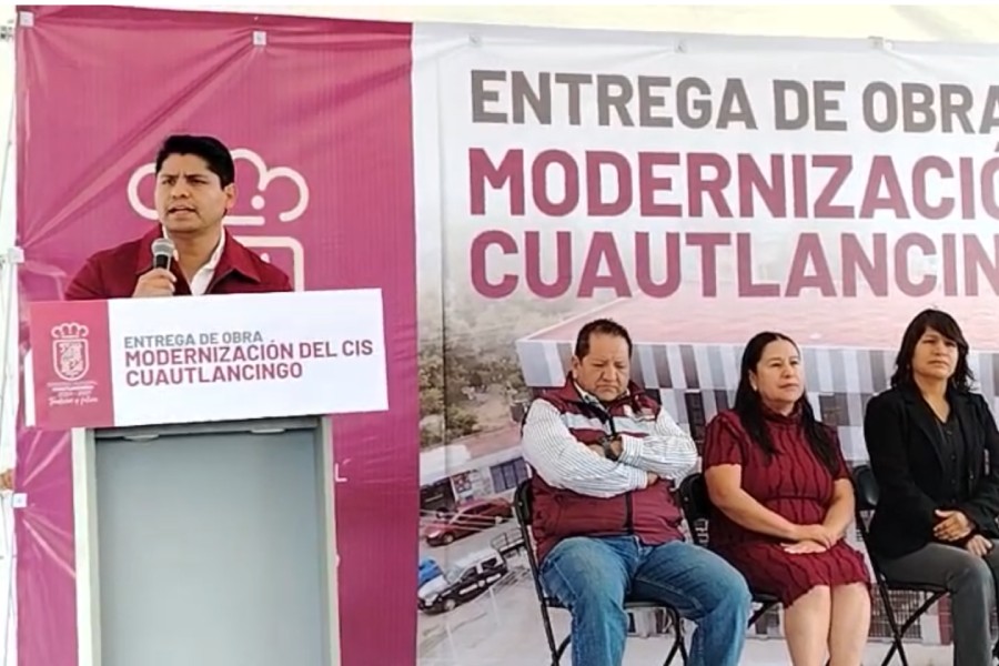 Inaugura Omar Muñoz modernización del CIS de Cuautlancingo
