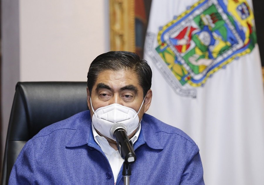 El mandatario poblano.