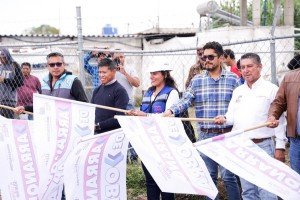 Dignifica Lupita Cuautle calidad de vida en San Andrés Cholula con obra pública