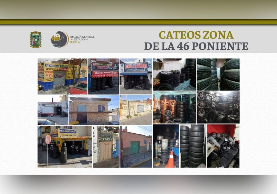 Aseguran m&aacute;s de mil 200 autopartes il&iacute;citas en 46 Poniente