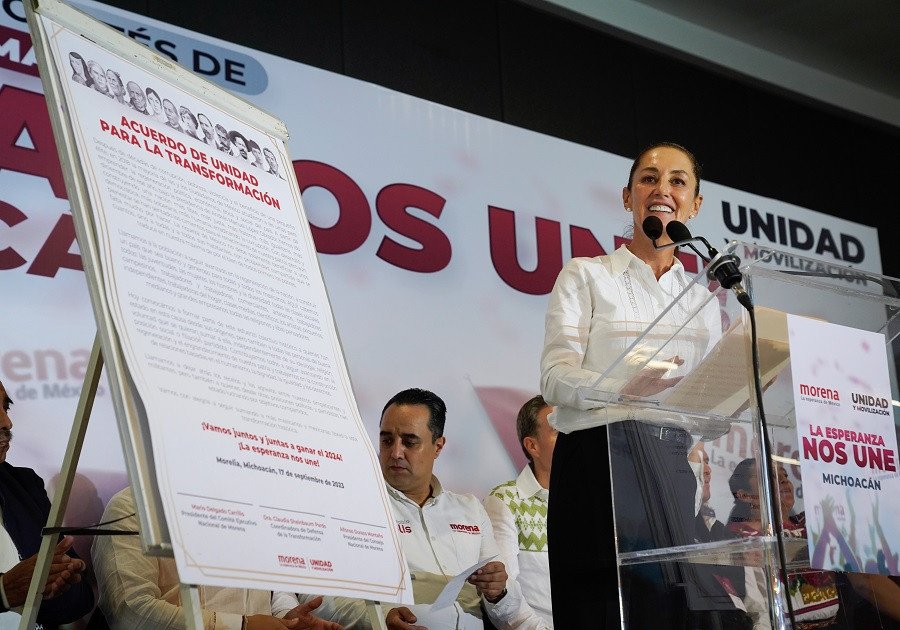 Sheinbaum: ojos serenos; mirada firme hacia 2024