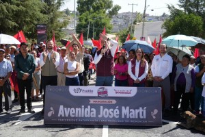 Entrega Pepe Chedraui rehabilitación vial en la colonia Fraternidad Antorchista