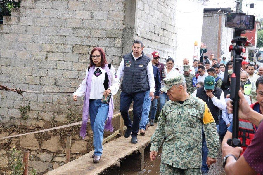 El gobierno federal y el de Puebla avanzan en la fase de recuperación en la Sierra Norte