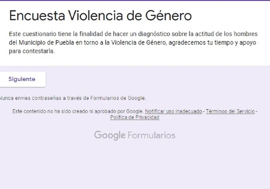 Encuesta Violencia de Género