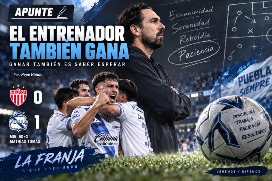 El entrenador tambi&eacute;n gana