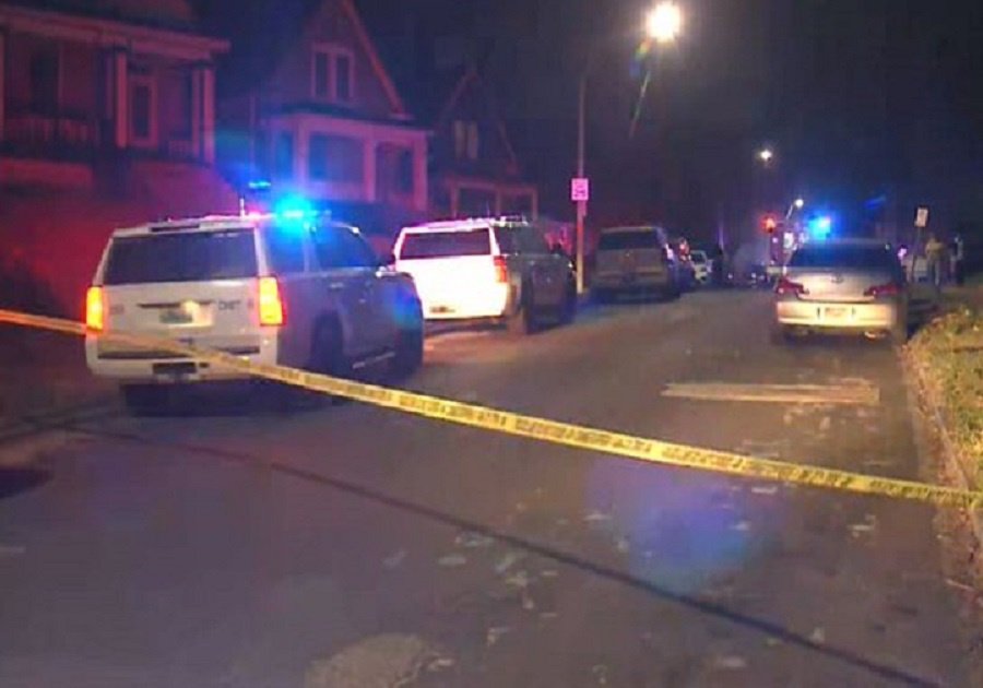 Escena del crimen ilustraci&oacute;n