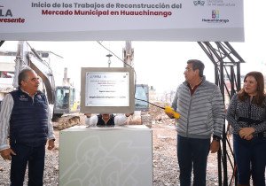 Con reconstrucción de mercado municipal, gobierno de Puebla dignifica labor de comerciantes de Huauchinango