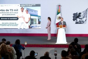 En enero de 2027 abrir&aacute;n 12 mil 750 consultorios del servicio universal de salud; disminuir&aacute; la saturaci&oacute;n en centros de salud: Sheinbaum