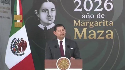 Puebla la respalda contundentemente: Armenta a Sheinbaum en 5 de Mayo
