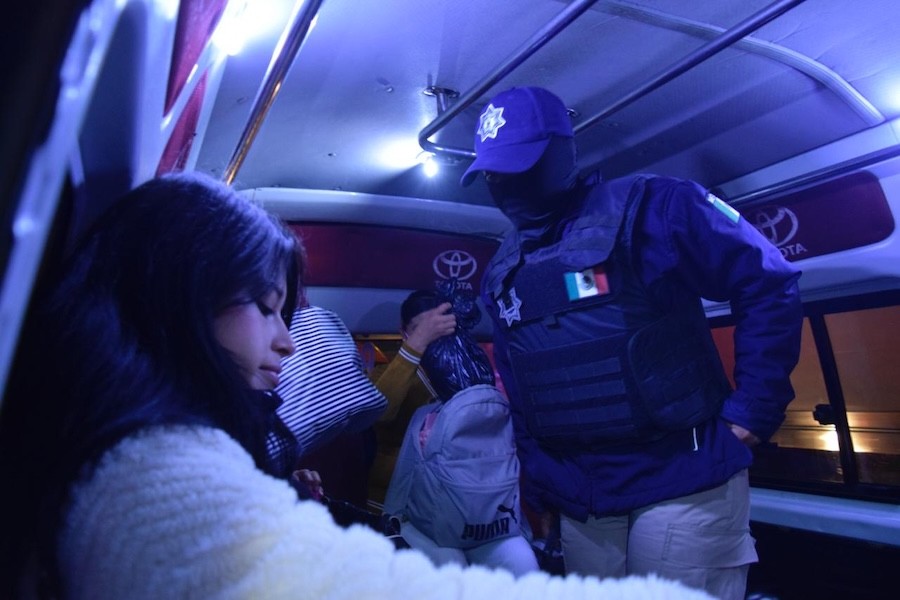 Refuerzan seguridad en el transporte p&uacute;blico con el Operativo &ldquo;Pasajero Seguro&rdquo; en San Pedro Cholula
