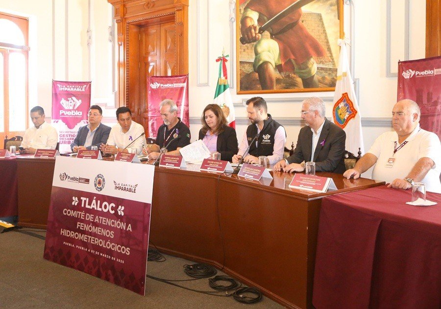 Ayuntamiento de Puebla instala el comit&eacute; &ldquo;Tlaloc&rdquo;