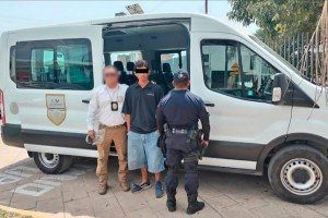 Detenido y entregado al INM